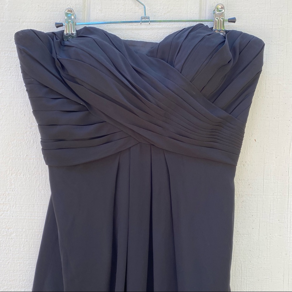 Black formal corset dress